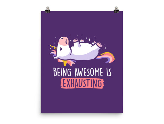 Being Awesome Is Exhausting