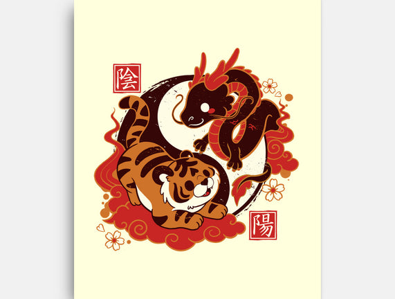 Yin And Yang Tiger Dragon