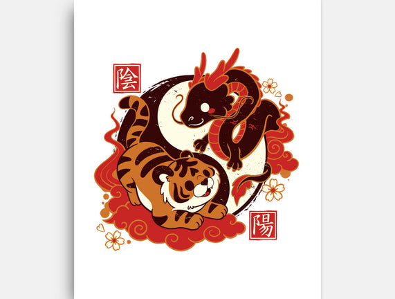 Yin And Yang Tiger Dragon