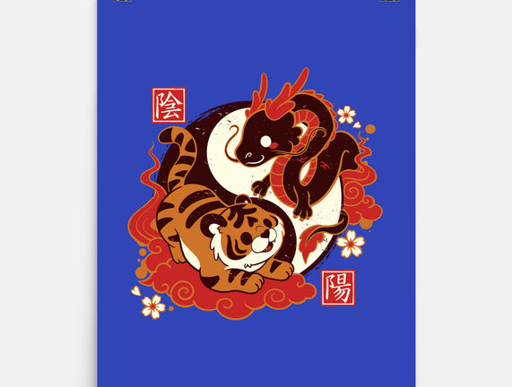 Yin And Yang Tiger Dragon