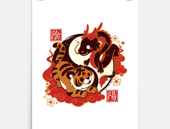 Yin And Yang Tiger Dragon