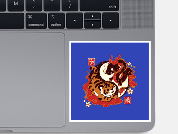 Yin And Yang Tiger Dragon