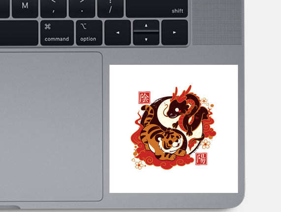 Yin And Yang Tiger Dragon