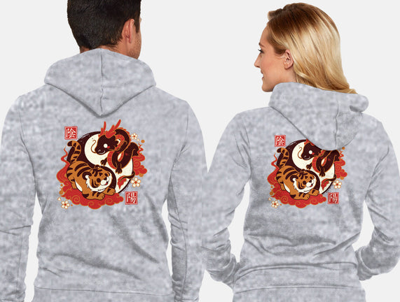 Yin And Yang Tiger Dragon