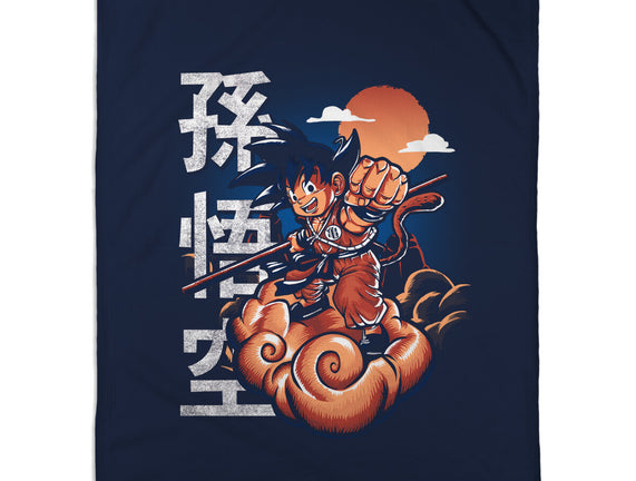 Goku In The Golden Cloud