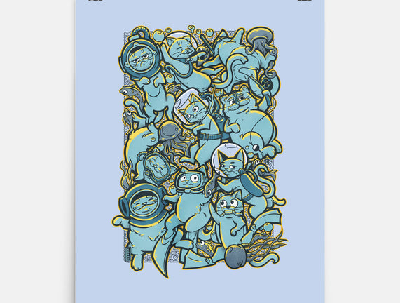 Cats In The Sea