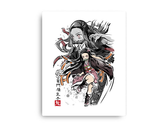 Demon Nezuko Sumi-E