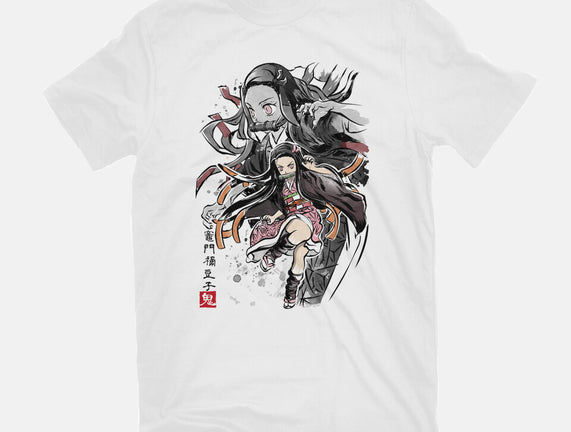 Demon Nezuko Sumi-E