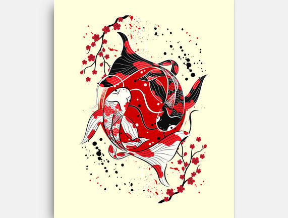Koi Fish Yin Yang