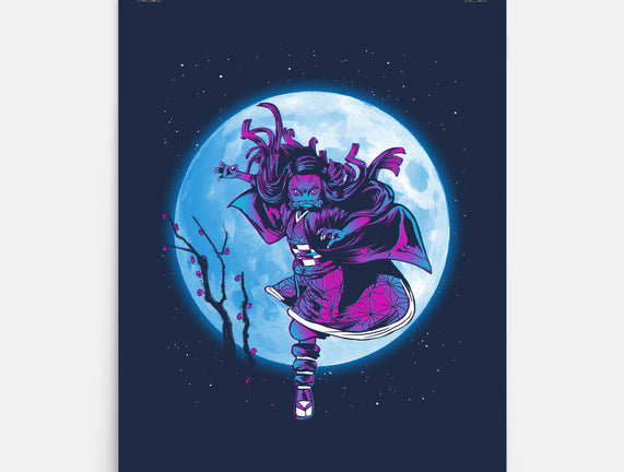 Nezuko Under The Moon