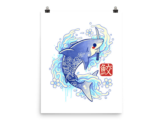 Japanese Shark Kawaii