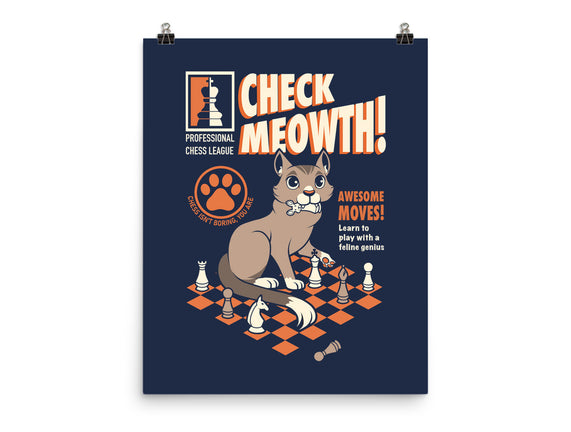 Check-Meowth Cat Chess