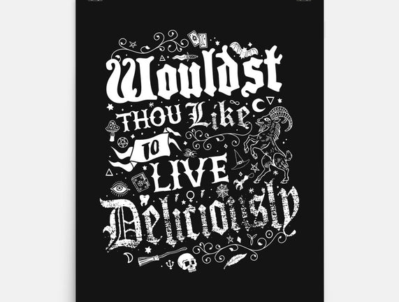 To Live Deliciously