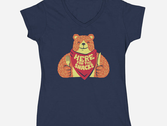 Here For The Snacks Bear