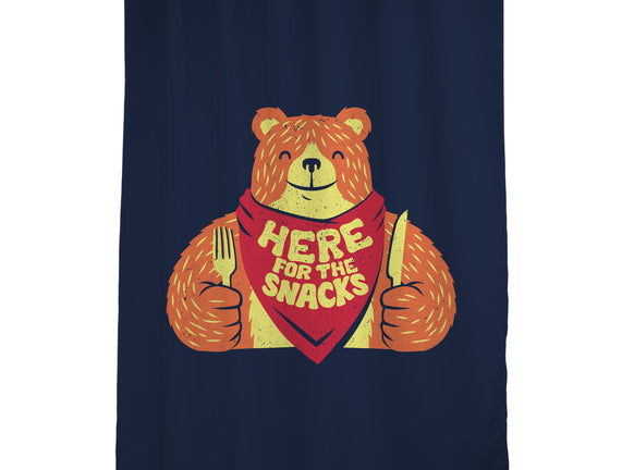 Here For The Snacks Bear