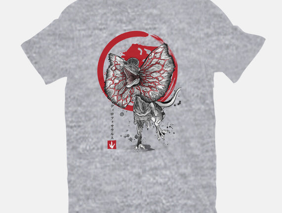 Dilophosaurus Sumi-E