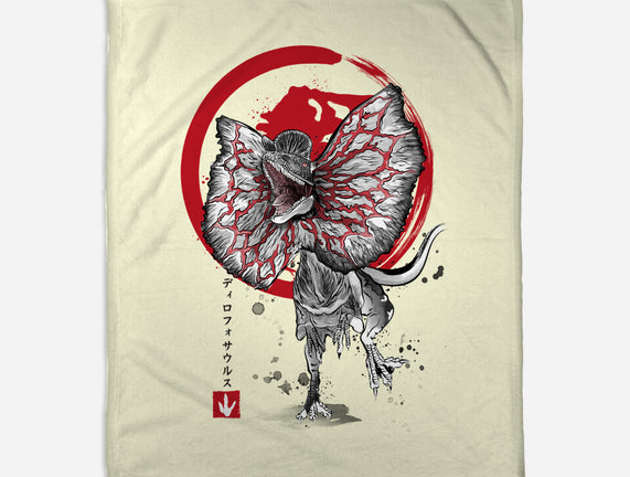 Dilophosaurus Sumi-E