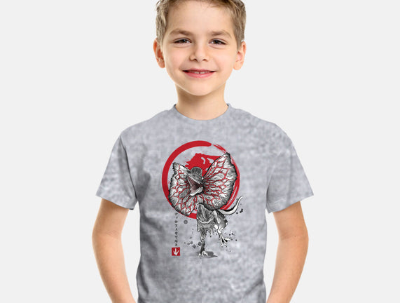 Dilophosaurus Sumi-E