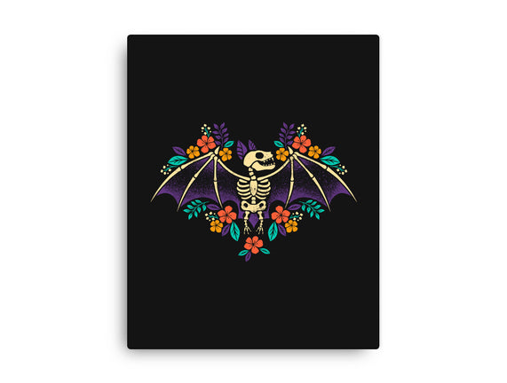 Flowered Bat Skeleton