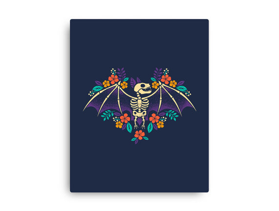 Flowered Bat Skeleton
