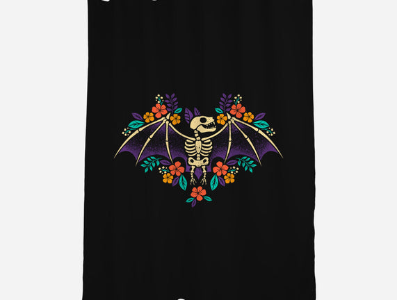 Flowered Bat Skeleton