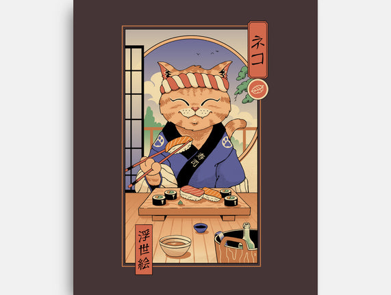 Sushi Cat In Edo