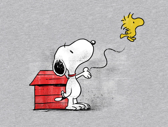 Dog With Bird