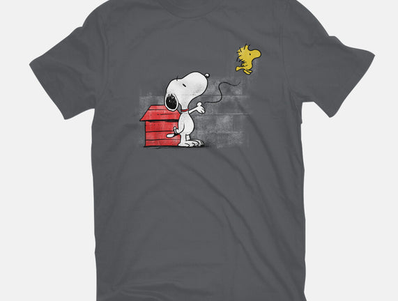 Dog With Bird