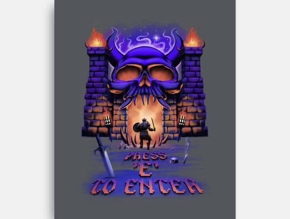 Press E To Enter