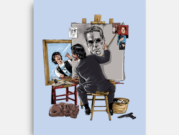 Keanu Triple Self-Portrait