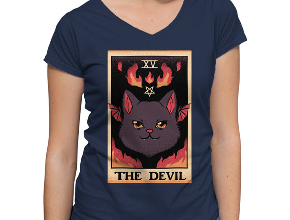 The Devil Cat Tarot Card