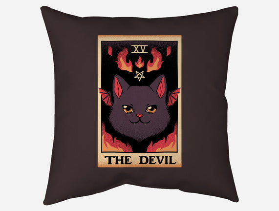 The Devil Cat Tarot Card
