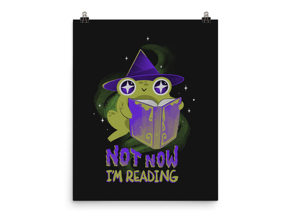 Not Now! I'm Reading