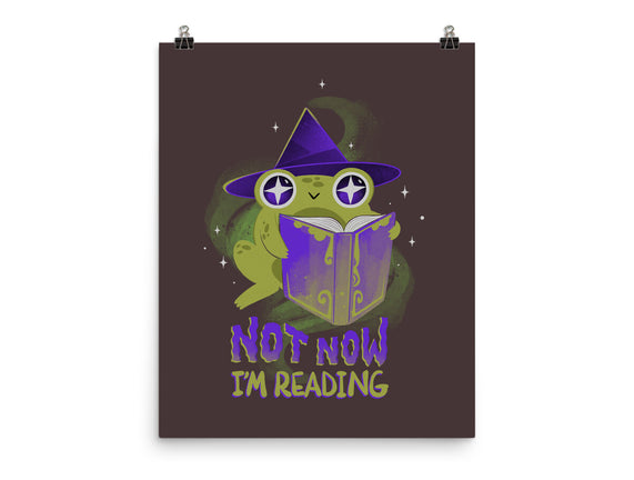 Not Now! I'm Reading