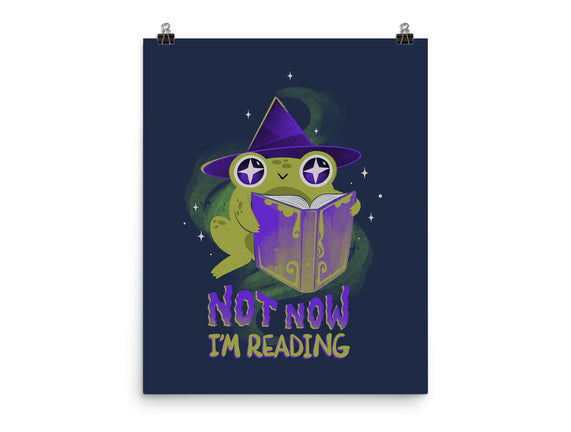 Not Now! I'm Reading