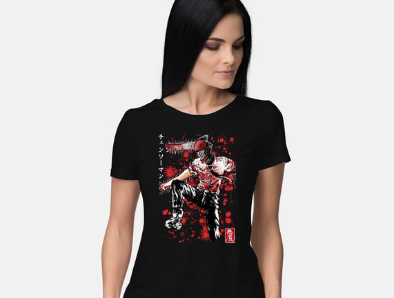 ChainsawMan Sumi-E