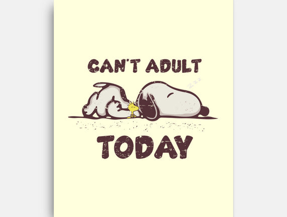 Snoopy Can't Adult