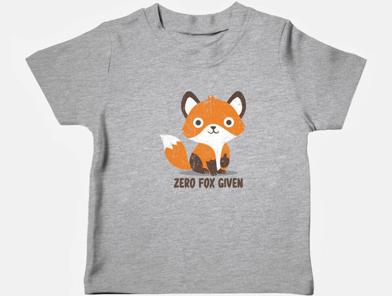 Zero Fox Given