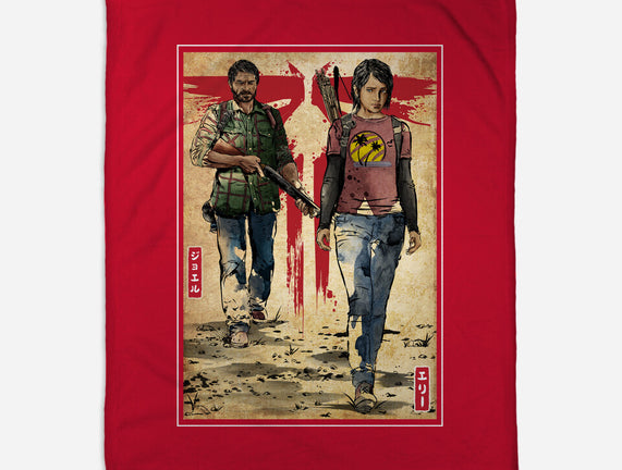 Joel And Ellie Woodblock