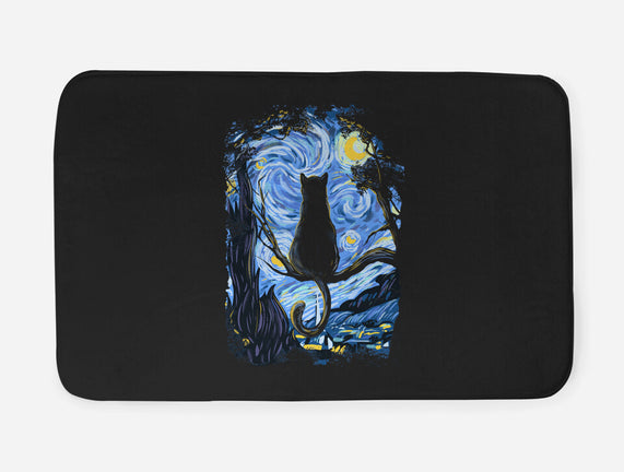 Cat Starry Night