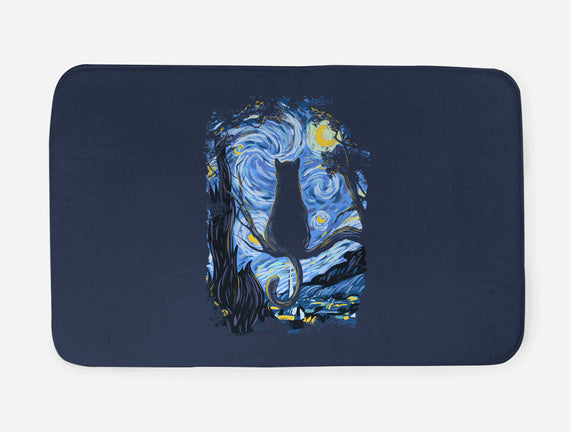 Cat Starry Night