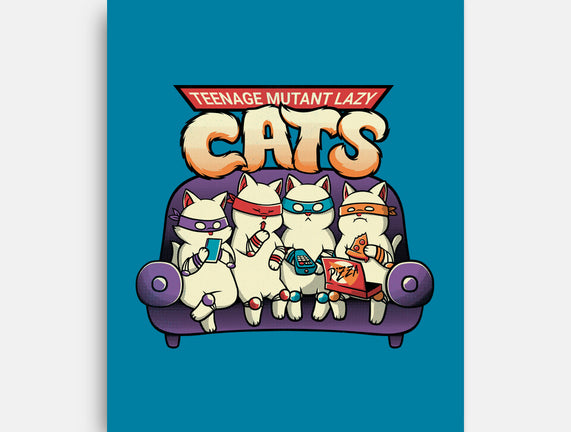 Teenage Mutant Lazy Cats