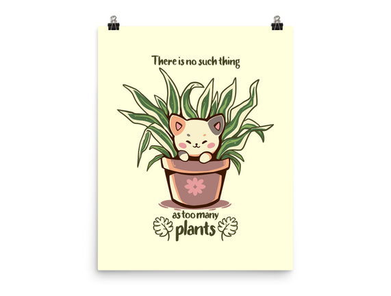 No Such Thing As Too Many Plants
