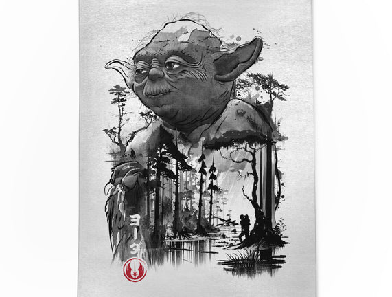 The Master In The Swamp Sumi-e