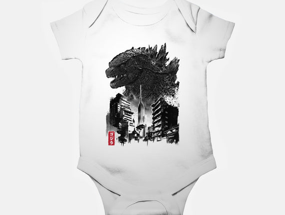 Godzilla Sumi-e