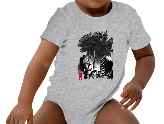 Godzilla Sumi-e