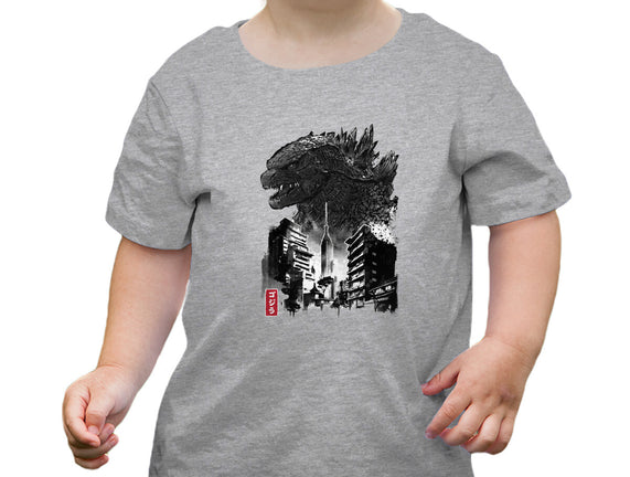 Godzilla Sumi-e