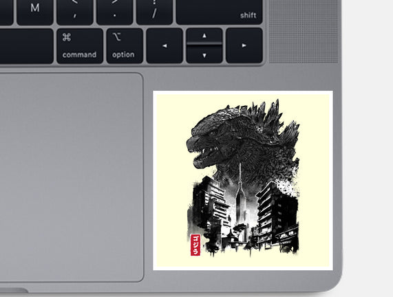 Godzilla Sumi-e