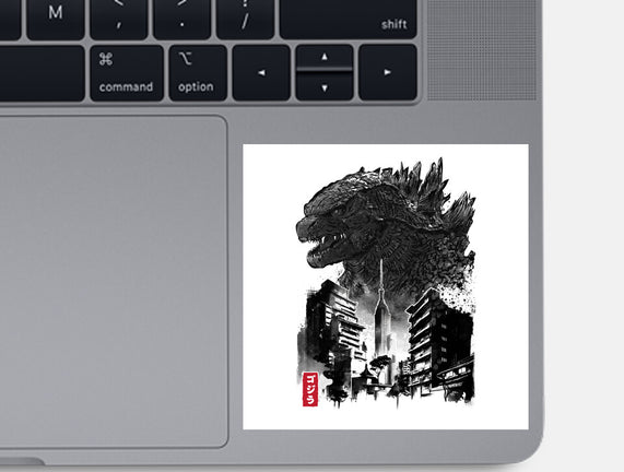 Godzilla Sumi-e