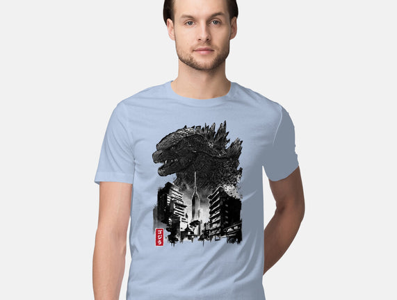 Godzilla Sumi-e